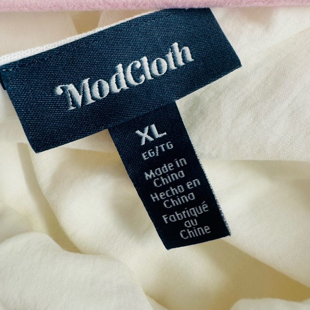 XL NWT ModCloth Notes of Grace Garden Girl cotton maxi Boho dress.Size XL - Picture 8 of 11